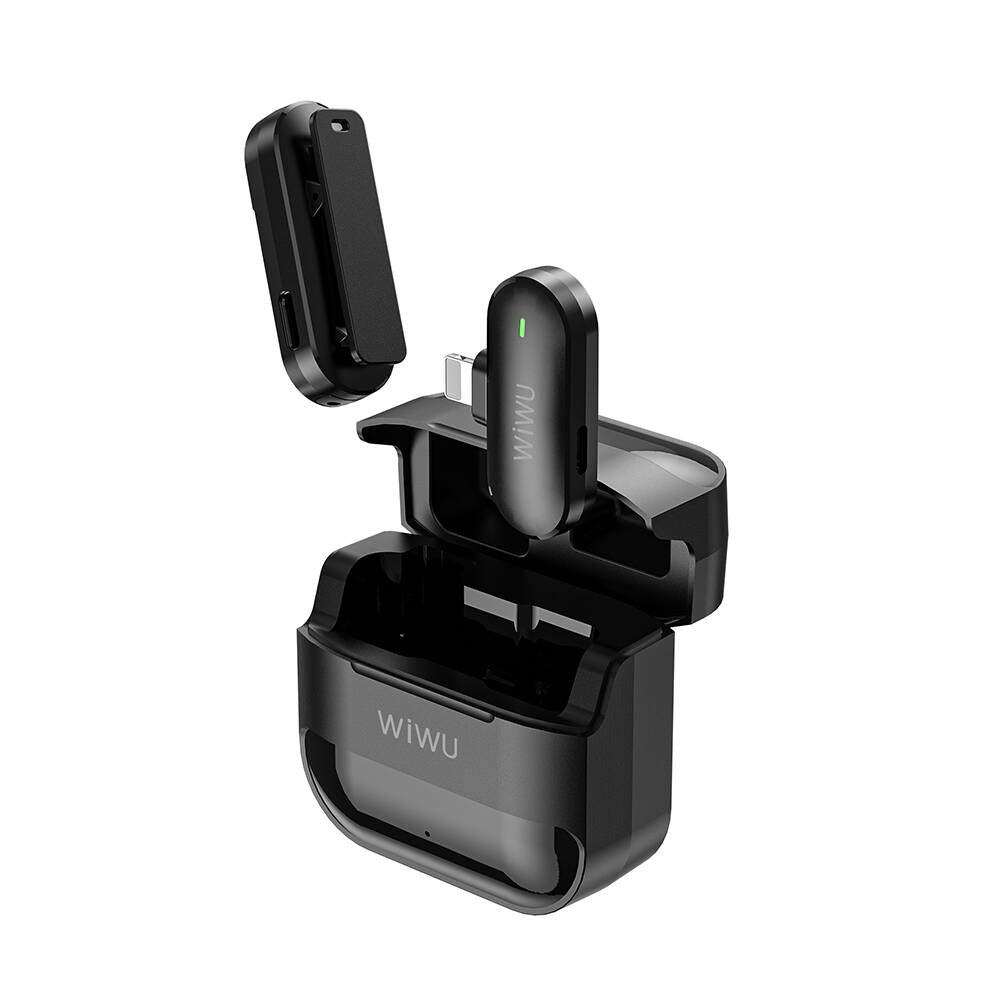 Wiwu Wi-WM001 Lightning Şarj Portlu Kablosuz Yaka Mikrofonu Wiwu Wi-WM001 Lightning Şarj Portlu Kablosuz Yaka Mikrofonu